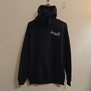 Muhammad Ali "The Greatest" Hoodie with Signature Design - Black - Small